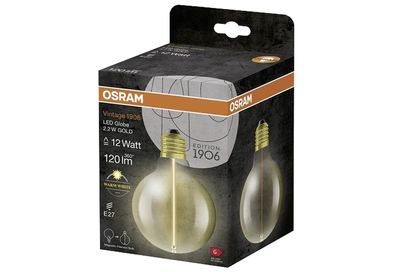 OSRAM LED Filament Globe 95 2,2W/827 FIL GD MAG E27 351656