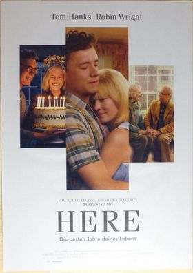 Here - Die besten Jahre deines Lebens - Original Kinoplakat A1 -Tom Hanks- Filmposter