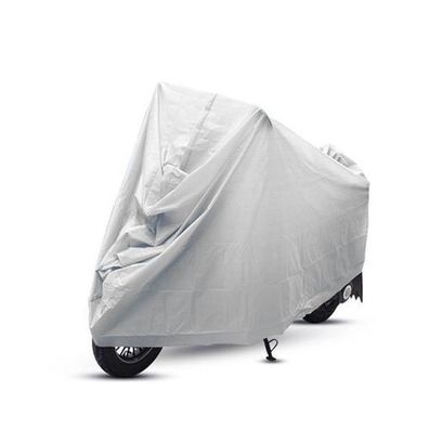 Silber Wasserdicht Motorradabdeckung Motorrad Motorradplane Motorcycle Cover Retoo