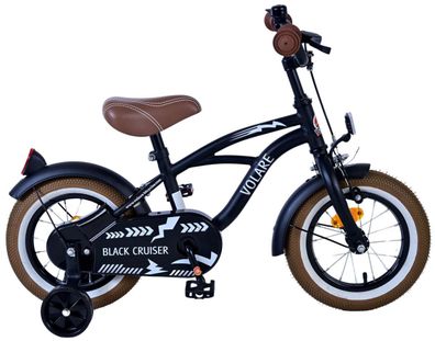 12 Zoll Kinder Jungen Fahrrad Kinderfahrrad Rad Cruiser Schwarz 21201