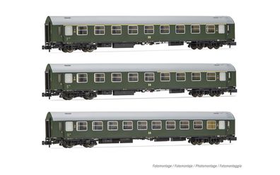 Arnold HN4421 3-teiliges Set Reisezugwagen Typ B der D Spur N