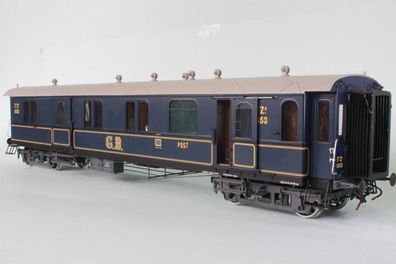 Fulgurex 1266 Personenwagen-Set Gotthardbahn 1897 blau Spur 1