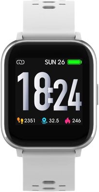 Denver SW-163 Smartwatch Fitnessuhr Aktivitätstracker weiß - wie neu