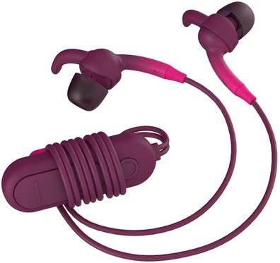 iFrogz-Earbud-Sound Hub Tone-FG Ohrhörer mit Mikrofon Bluetooth lila/pink