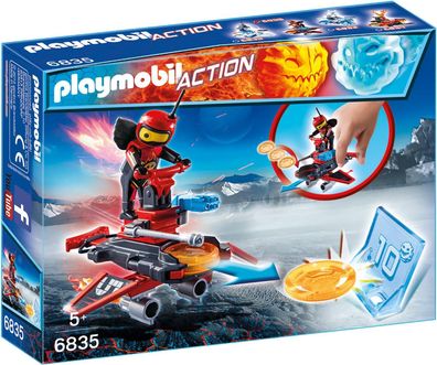 Playmobil Action Firebot mit Disc-Shooter (6835) Firebot-Figur und Zubehör