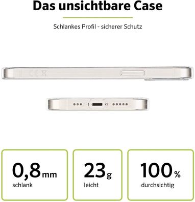 Artwizz Schutzhülle für Apple iPhone 12 Pro NoCase Handyhülle transparent