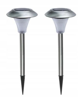 Onawa Wegeleuchte Solar LED 6er Set Gartenlampe (712116) silber