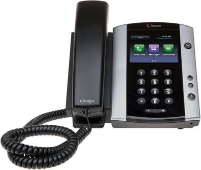 Polycom Telefon VVX 501 SIP (ohne Netzteil) schnurgebunden schwarz