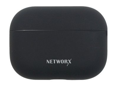 Networx Silikon Case Schutzhülle für AirPods Pro Cover Kopfhörer schwarz