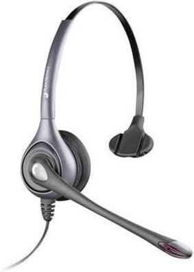 Plantronics Headset Kopfbügel Headset SupraPlus Monaural HW351N Kopfhörer silber