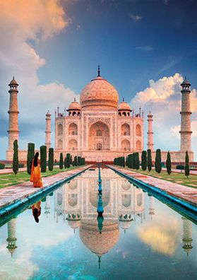 Vor dem Taj Mahal