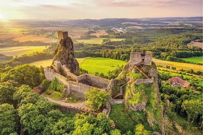 Die Ruine der Burg Trosky