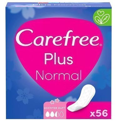 Carefree Plus Normal Einlagen, 56 St