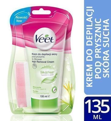 Veet Enthaarungscreme für trockene Haut - Effektive Haarentfernung