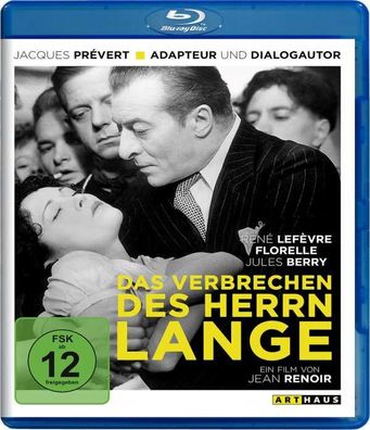 Das Verbrechen des Herrn Lange (Blu-ray) - Studiocanal GmbH