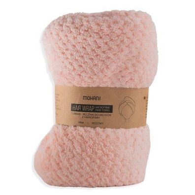 Mikrofaser-Haarturban Pink - Mohani Haarhandtuch fér schnelles Trocknen