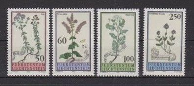 Liechtenstein 1993 postfrisch MiNr. 1069-1072 Magerwiesenblumen