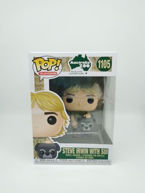 Funko Pop Steve Irwin with Sui Australia Zoo 1105 Crocodile Hunter Vinyl Figur