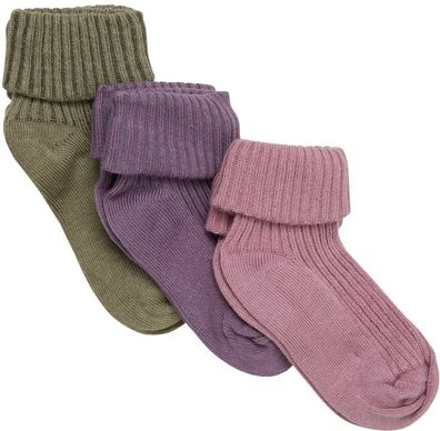 Minymo Kinder Baby Socken Baby sock rib (3 pack)