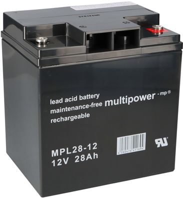 Multipower Blei-Akku MPL28-12 12V 28Ah Pb