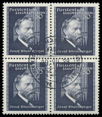 Liechtenstein 1938 Nr 170 zentrisch gestempelt Viererblock X2EE316
