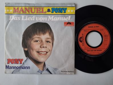 Manuel & Pony - Das Lied von Manuel 7'' Vinyl Germany