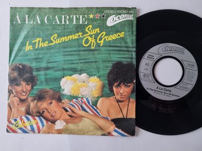 A La Carte - In the summer sun of Greece 7'' Vinyl Germany