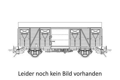 Lenz 42246-03 Güterwagen K4 Stahldach SBB IV rotbraun Spur 0