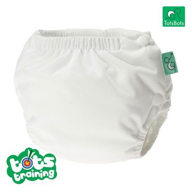 TotsBots Trainers Windel training pants Weiß - Size: 9-13 kg Größe 1