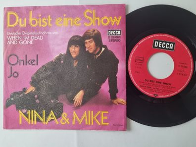 Nina & Mike - Du Bist Eine Show 7'' Vinyl Germany/ CV McGuinness Flint