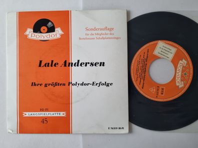 Lale Andersen - Lili Marleen/ Blaue Nacht am Hafen 7'' Vinyl EP Germany