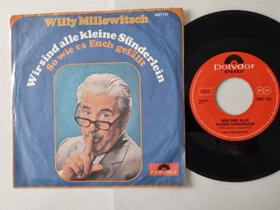 Willy Millowitsch - Wir sind alle kleine Sünderlein 7'' Vinyl Germany