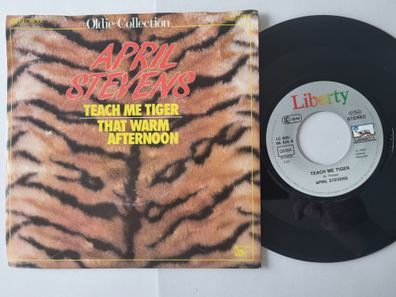 April Stevens - Teach me tiger/ That warm afternoon 7'' Vinyl Germany