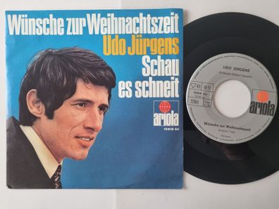 Udo Jürgens - Wünsche zur Weihnachtszeit 7'' Vinyl Germany/ Christmas