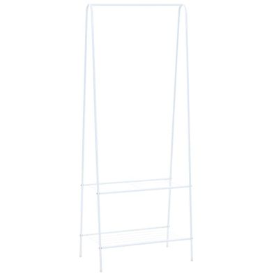 vidaXL Kleiderständer 59 x 35 x 150 cm Weiß