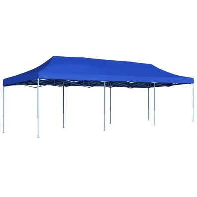 vidaXL Faltzelt Pop-Up Partyzelt 3 x 9 m Blau