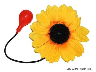 Riesen Spritzblume Clown Wasserspritze spritzende Sonnenblume Wasser Spritze GAG