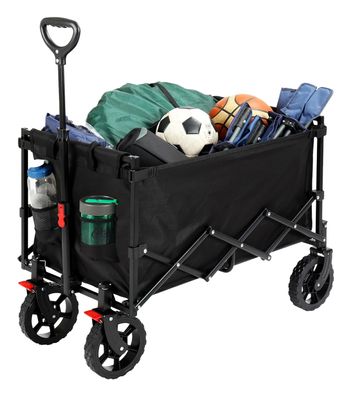 HC Outdoor faltbarer Bollerwagen Strandwagen Handwagen Transportwagen klappbar