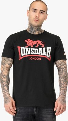 Lonsdale Lion Two Tone Herren T-Shirt normale Passform