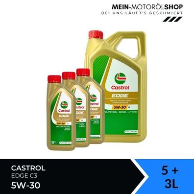 Castrol Edge 5W-30 C3 5 + 3 Liter