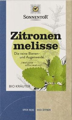 Sonnentor Zitronenmelisse, Doppelkammerbeutel 21,6g