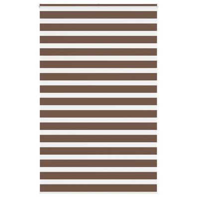 vidaXL Zebrarollo Braun 140x230 cm Stoffbreite 135,9 cm Polyester