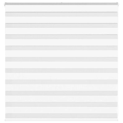 vidaXL Zebrarollo Weiß 145x100 cm Stoffbreite 140,9 cm Polyester