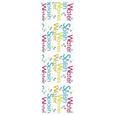 vidaXL Duschrollo 80x240 cm Stoffbreite 76 cm