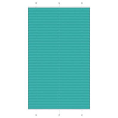 vidaXL Plissee Petrolgrün 120x200 cm Stoffbreite 119,4 cm Polyester