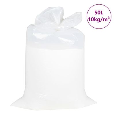 vidaXL Sitzsackfüllung EPS 50 L Weiß 10 kg/m³