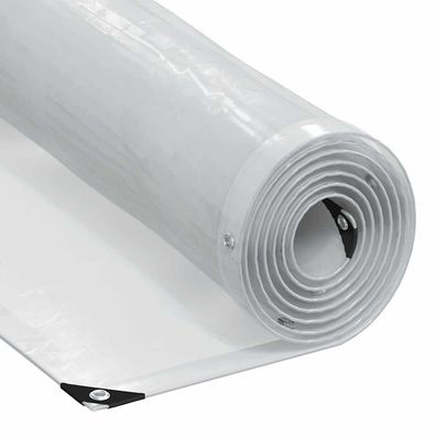 vidaXL Transparente Plane mit Ösen 2x4 m Polyethylen