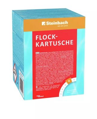 Steinbach Flockkartusche 1kg, Flockungsmittel Pool, Wasserpflege