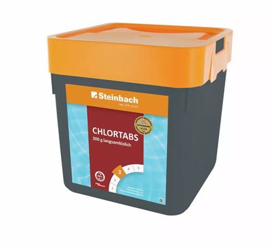 Chlortabs 200g, 5Kg, langsam löslich, Chlortablette, Poolpflege