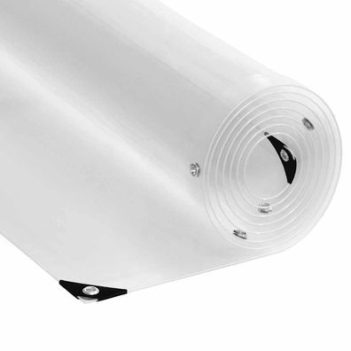 vidaXL Transparente Plane mit Ösen 2x4 m PVC